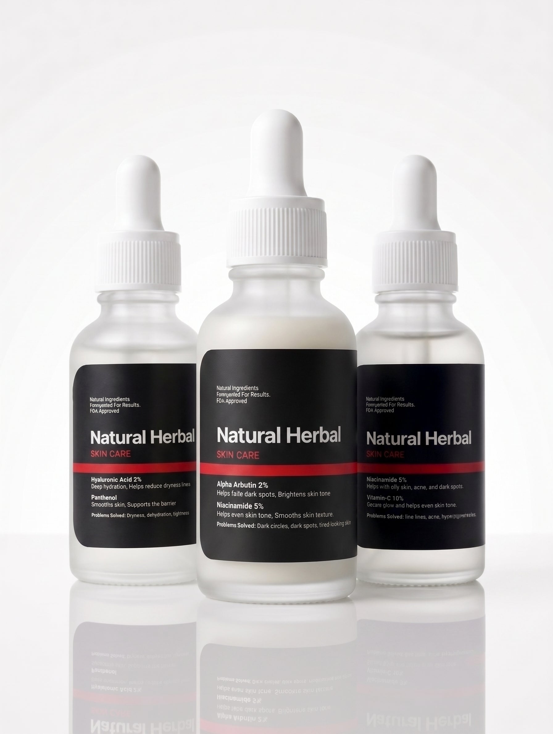 3 Skin Serums Package